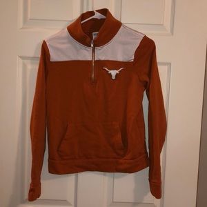 VS Pink University of Texas Quarter ZIP